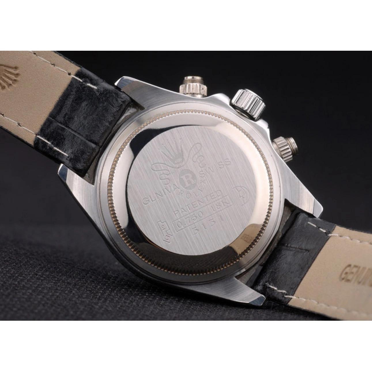 MiroTime 0719 Rolex Daytona Lady Stainless Steel Case Crystal Studded Bezel Crystal Studded Dial